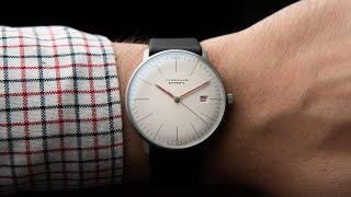 NEW Junghans Max Bill Automatic Bauhaus Sapphire Crystal [upl. by Thorlie]