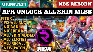 NBS REBORN 2024 LATEST VERSION  INJECTOR ML  APK UNLOCK ALL SKIN MOBILE LEGENDS [upl. by Schalles]