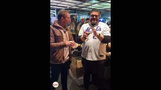 Adam Richman Unveils Ultimate Burger Experience at Mets Citi Field “Respect the Chain” [upl. by Ayerf]