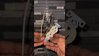 howto replace electrical outlet w pigtails diy  satisfying [upl. by Nref]