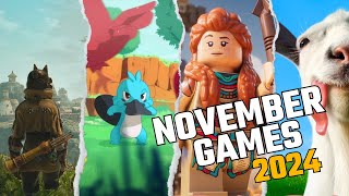 Top 10 New Games of November 2024 [upl. by Notsgnik]