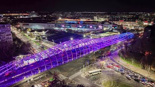 Bucuresti Pasajul Europa Unita 360 view 4k romania bucharest pasaje drive road OnTheRoad [upl. by Nonnah]