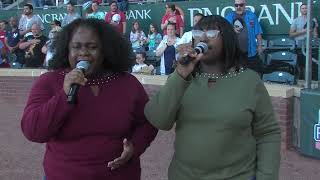 Twins singing the anthem 🙌🏾✨️🔥 [upl. by Analise561]