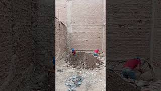 Excavacion de zapatas contruccion obra viralvideo viralshorts [upl. by Halimeda]