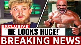 Mike Tyson and Jake Paul Show Off Chiseled Physiques at Weigh In Ahead of Highly Anticipated Match [upl. by Ggerg]