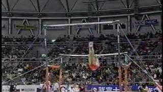 Mo Huilan  1995 Worlds AA  Uneven Bars [upl. by Aehcsrop]