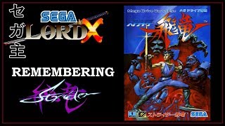 Remembering Strider  Sega Genesis [upl. by Innavoig]