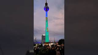 Festival of Lights  55 Jahre Berliner Fernsehturm shorts [upl. by Truscott]