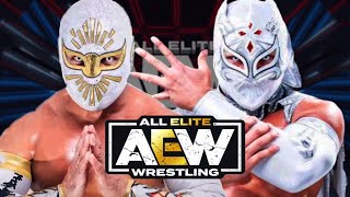 ¡ MÍSTICO vs DRALÍSTICO EN AEW   EL BOMB4ZO DE LA EMPRESA DE TONY KHAN [upl. by Ezeerb]