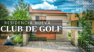 Casa Nueva en Venta Campo de Golf ALTOZANO Cel4433707260 MORELIA [upl. by Stone]