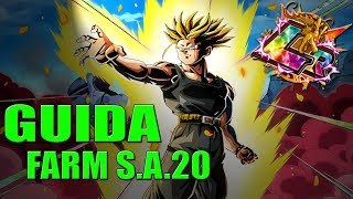 TRUNKS LR AGL GUIDA FARM SA 20  Dragon Ball Z Dokkan Battle Jap 75 [upl. by Isadora764]