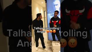 TALHA ANJUM CONTROLLING ANGER 😡🤬🤬  talhaanjum talhaanjumstatus kauntalha dhhmemes shorts 100 [upl. by Chelsie343]