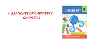 Branches of Chemistry [upl. by Abercromby315]