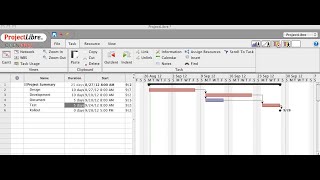 ProjectLibre Scheduling constraints precedence relationships amp ForwardReverse project scheduling [upl. by Einatirb918]