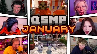 The MOST VIEWED CLIPS of QSMP JANUARY 2024  KARMA EXTRA [upl. by Gonzales]