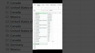 Generate A Statement With All Unique Values In A Column This Could Not Get Any Easier exceltips [upl. by Nbi]