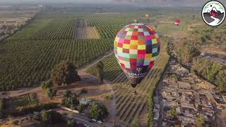 GLOBOS AEROSTATICOS EN PEÑAFLOR 2024 DJI MINI 2 [upl. by Einafats]