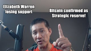 Bitcoin Confirmed Strategic Reserve at Conference Elizabeth Warren losing support [upl. by Anayi377]