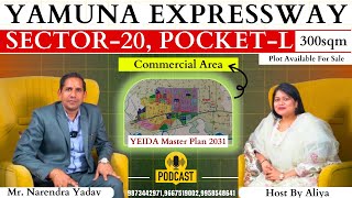 PODCAST Yamuna Expressway Sector20 PocketL  Yeida Master Plan 2031Commercial Area [upl. by Shepperd]