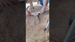 wood plank gluing process shorts fyp virals carpenter woodworking [upl. by Thirzi462]