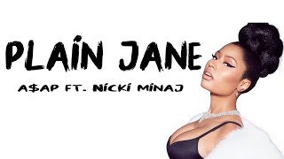 Nicki Minaj  Plain Jane Lyrics amp Audio ft AAP Ferg [upl. by Enael]