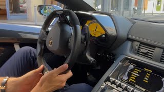 POV in a Lamborghini Aventador SV  Loud V12 Sound [upl. by Yetnom]