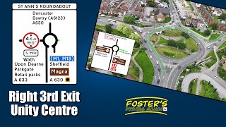 How To Do St Ann’s Roundabout  Right 3rd Exit  Towards Unity CentreClifton [upl. by Villada528]