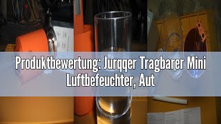 Produktbewertung Jurqqer Tragbarer Mini Luftbefeuchter AutoReinigung 250ml kleiner KaltnebelLuf [upl. by Acirretahs]