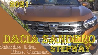 2021 Dacia Sandero Stepway Confort TCe 90 CVT First View Interior Exterior Walkaround [upl. by Eberhart]