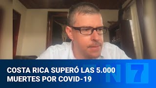 Costa Rica superó las 5000 muertes por COVID19 [upl. by Nikaniki]