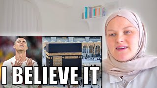 Revert muslim reacts to RONALDO BELIEVES IT 🕋 [upl. by Yrolg]