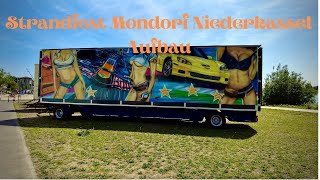 Strandfest Mondorf Niederkassel AufbauGermany Bonn Mondorf Sunny Day Walk 4K [upl. by Wamsley]