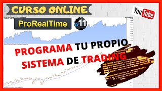 ✅ CURSO PROREALTIME ¿Cómo PROGRAMAR tu propio SISTEMA de TRADING  Cruce de Medias  Tutorial09 [upl. by Jaunita616]