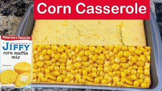 Corn Casserole Recipe  Jiffy mix recipes [upl. by Aroda307]