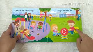 Busy Park  Push Pull Slide Board Book [upl. by Euqinamod384]