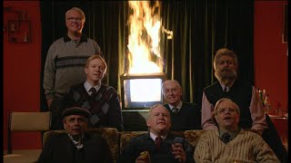 Watching The Towering Inferno on Winston’s £10 TV  Still Game Clips [upl. by Byrd173]