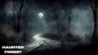 HAUNTED FOREST  Werewolves Ghosts Horror Sounds  Halloween Ambience [upl. by Leeanne]