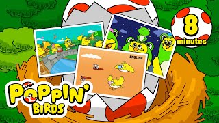 Akatonbo  More Nursery Rhymes amp Kids Songs  POPPIN BIRDS [upl. by Glen]