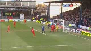 Oldham 32 Liverpool  Goals and Highlights  The FA Cup 4th Round 2013 [upl. by Ahsinak]