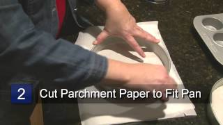 How to Use Parchment Paper for Cakes [upl. by Nrek992]