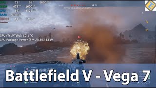 Battlefield V  Ryzen 7 4800HS Radeon Vega 7 iGPU [upl. by Arykat]