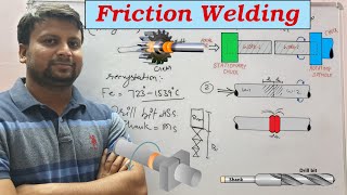 FRICTION WELDING  INERTIA WELDING FICTION WELDING APPLICATION  WORKING OF FRICTION WELDING [upl. by Cassey]