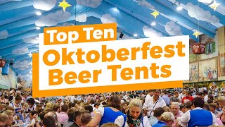 2024  Top 10 Best Beer Tents At Oktoberfest In Munich InDepth Tour [upl. by Mosa790]