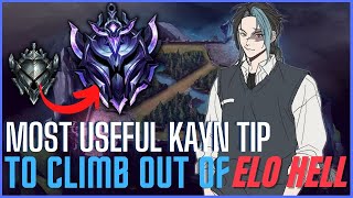 Learn This Kayn Tip to Make You Jump a Full Tier Above Your ELO  League of Legends [upl. by Akcinat]