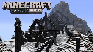 Minecraft Xbox Skyrim Mashup Pack Gameplay [upl. by Esbenshade]