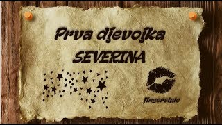 Prva djevojka  SEVERINA coverfingerstyleinstrumentaltekst [upl. by Eanod]