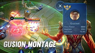 How to make a perfect play with Gusion  Gusion montage [upl. by Quinta400]