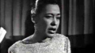 Billie Holiday Strange Fruit Live 1959 [upl. by Etteuqal523]