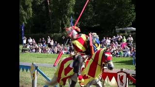 Jousting  Hever Castle [upl. by Ymeraj]