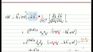 QFT 15 Hamiltonian density for Harmonic oscillator [upl. by Nylarad]